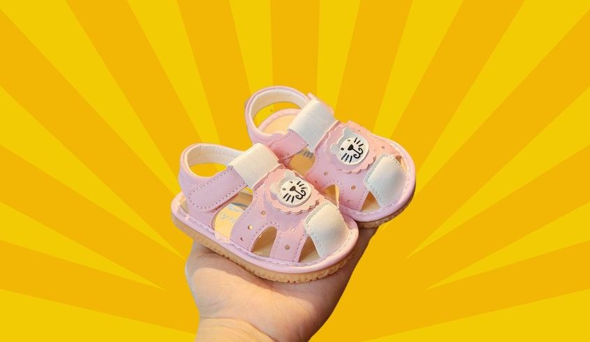 Giày tập đi sư tử hồng Avakids AC2