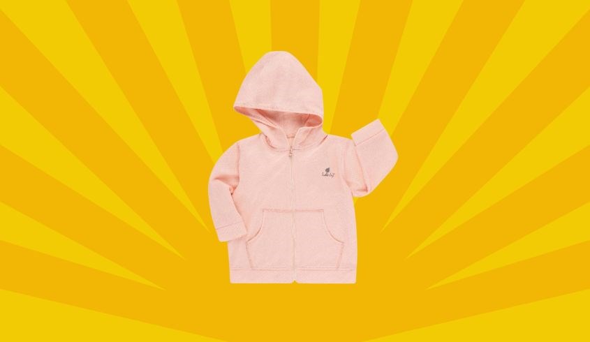 Áo khoác bé gái Lullaby NH329M màu hồng