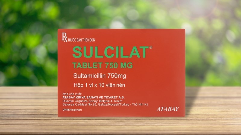 Sulcilat Tablet 750mg điều trị nhiễm khuẩn
