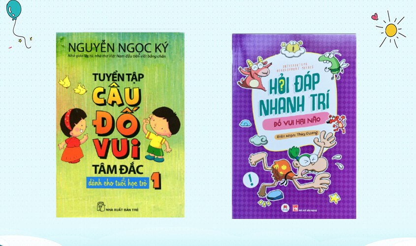 Sách đố vui giúp bé giải trí lành mạnh