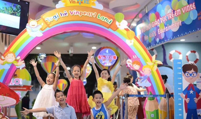 Khu vui chơi VinKE nằm trong khu đô thị Vinhomes Times City