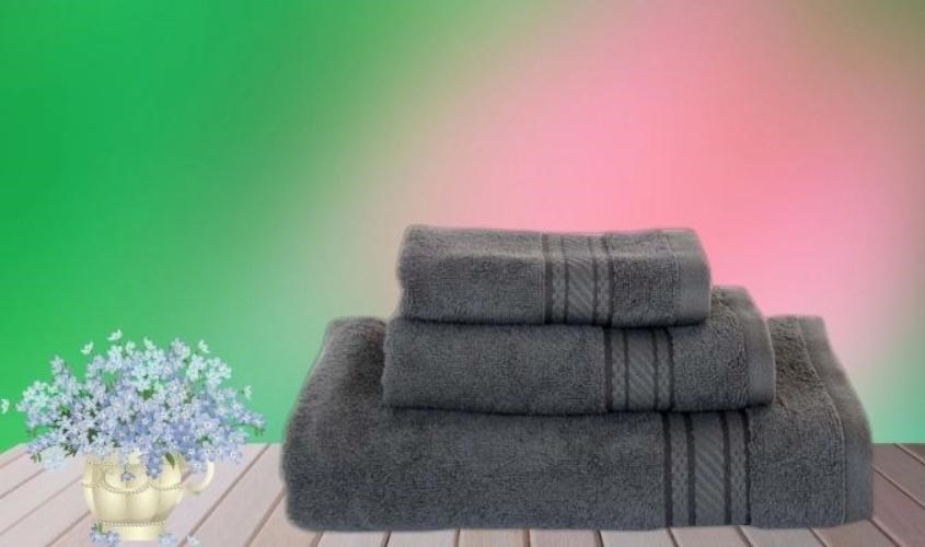 Khăn mặt cotton lapyarn Mollis FM8V 34x78 cm - Xám 75