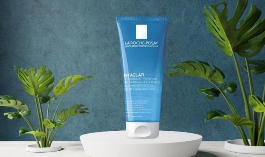Gel rửa mặt làm dịu và giảm kích ứng cho da dầu mụn và da nhạy cảm La Roche-Posay Effaclar 50 ml