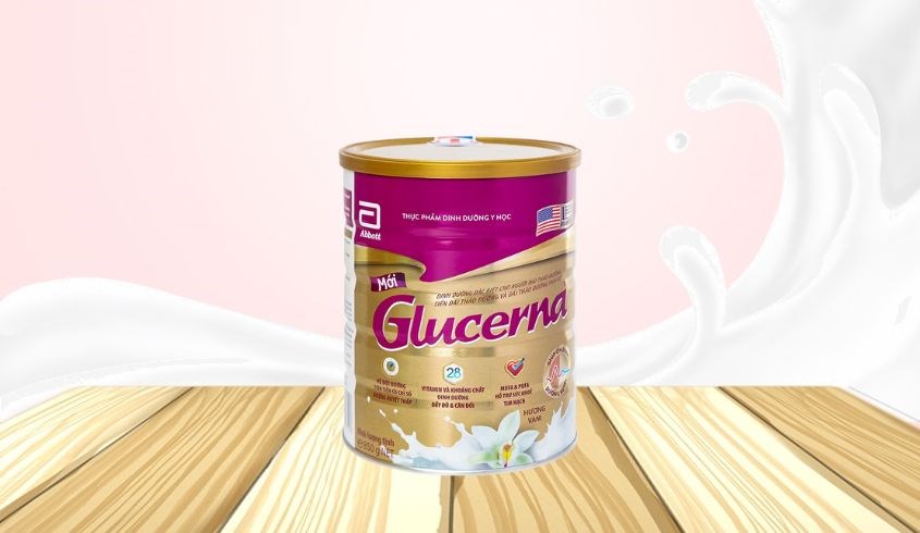 Sữa bột Abbott Glucerna hương vani 850g (dành cho người bệnh tiểu đường)