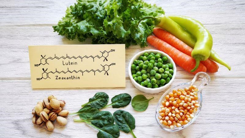 Thực phẩm chứa Lutein và Zeaxanthin 