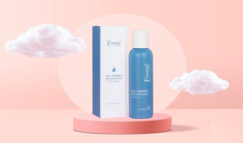 Dung dịch tẩy tế bào chết và cân bằng da mặt Emmié All Target 10% PHA/NANO AHA/BHA