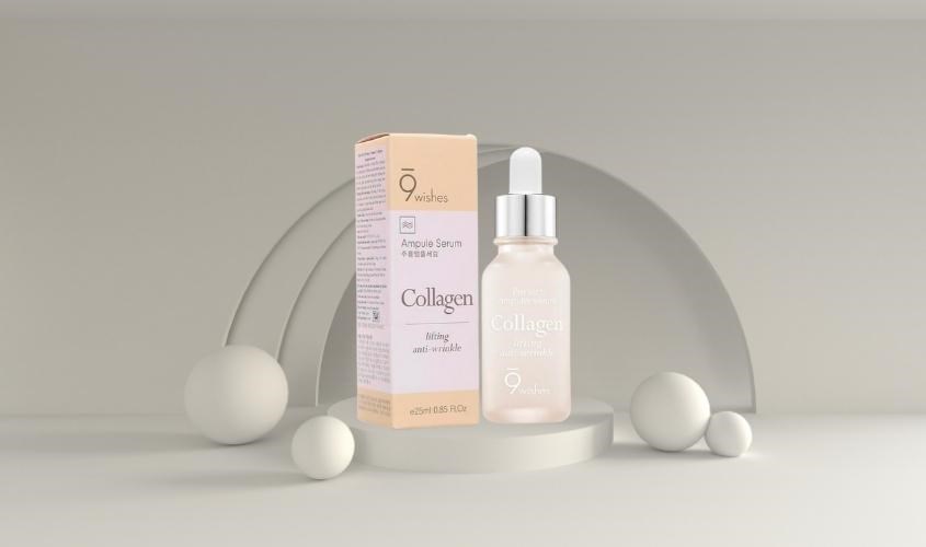 Tinh chất chống lão hóa Collagen 9 Wishes Ultimate Ampule 25 ml 