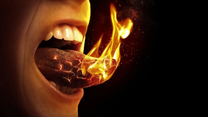 Capsaicin trong ớt có thể gây cảm giác bỏng rát dữ dội