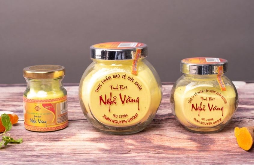 Tinh bột nghệ vàng Xuân Nguyên hũ 75g (từ 7 tuổi)