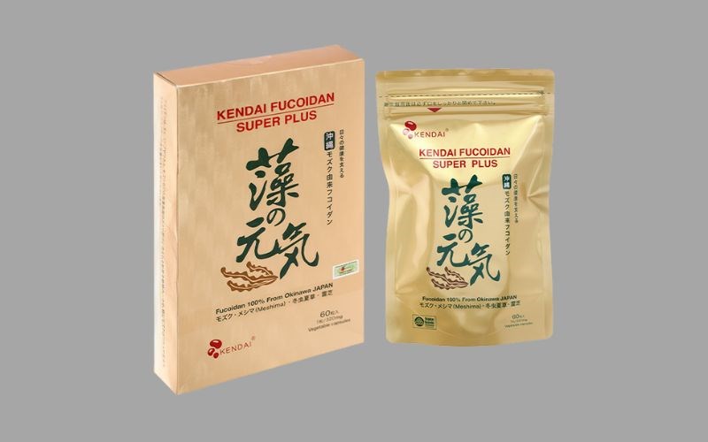 Kendai Fucoidan Super Plus hỗ trợ hệ miễn dịch hộp 60 viên