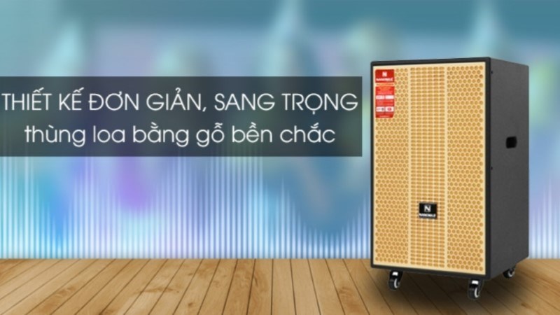 Loa Nanomax sở hữu thiết kế ấn tượng, sang trọng