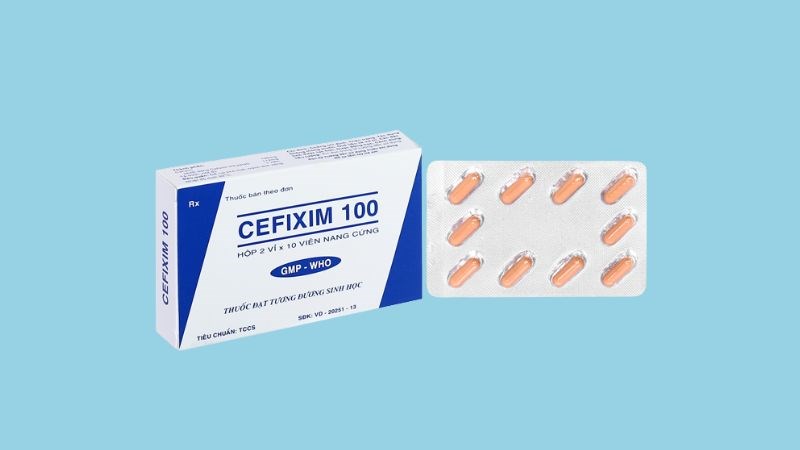 Cefixim 100 trị nhiễm khuẩn