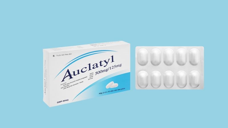 Auclatyl 500mg/125mg trị nhiễm khuẩn