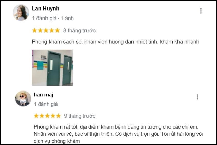 Cảm nhận của bệnh nhân sau khi thăm khám tại Phòng khám Sản Nhi Bảo Sanh Sài Gòn Cảm nhận của bệnh nhân sau khi thăm khám tại Phòng khám Sản Nhi Bảo Sanh Sài Gòn
