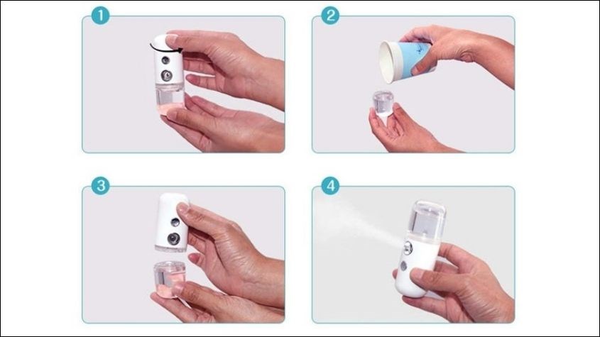 Hướng dẫn sử dụng máy xịt khoáng đúng cách
