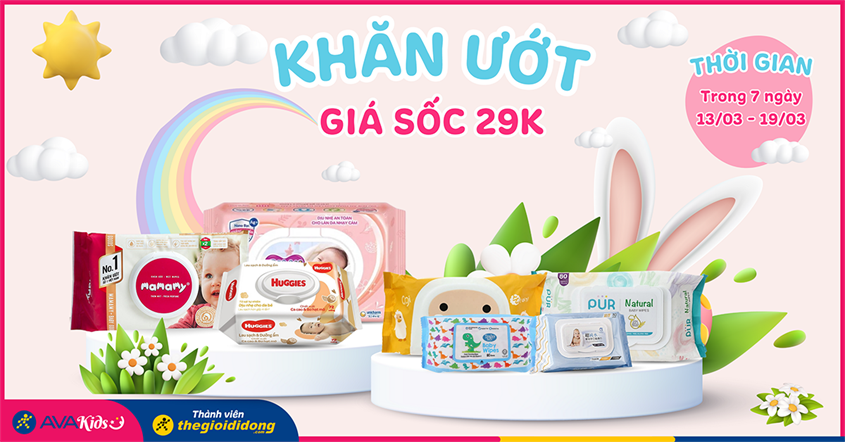 Khăn ướt giá sốc CHỈ 29K