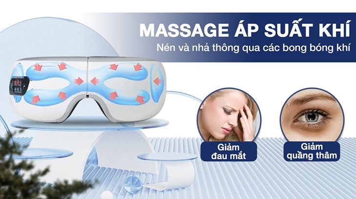 Máy Massage Mắt Fuji Luxury FJ S650 với chức năng massage áp suất khí giúp giảm đau mắt và quầng thâm Máy Massage Mắt Fuji Luxury FJ S650 với chức năng massage áp suất khí giúp giảm đau mắt và quầng thâm