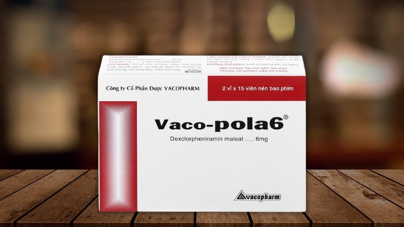 Vaco-pola6 trị viêm mũi dị ứng, mày đay