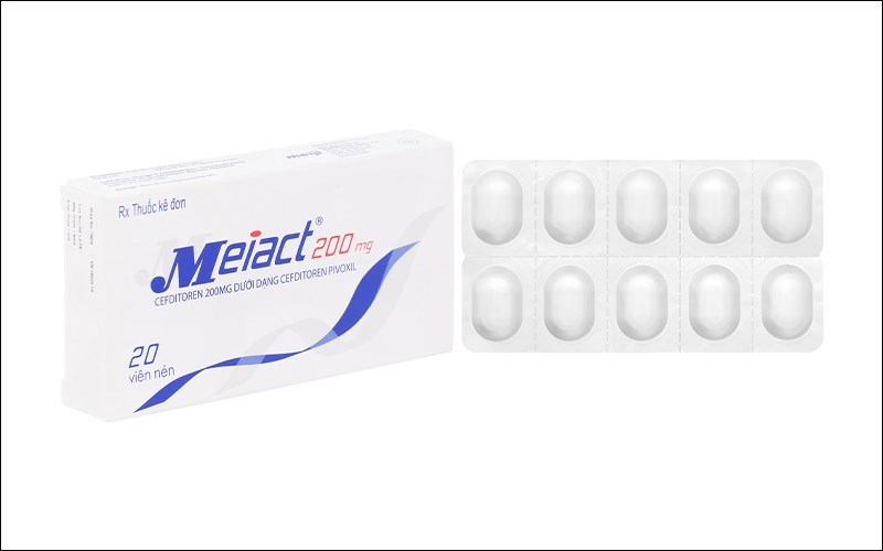 Meiact 200mg giúp trị nhiễm khuẩn 