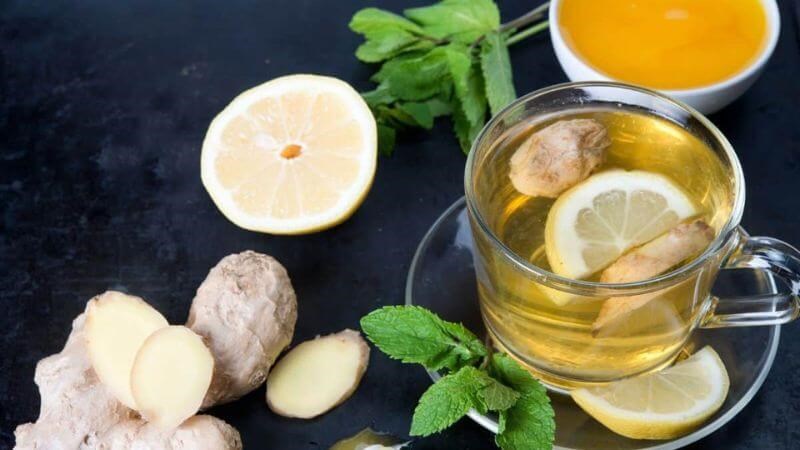 Trà gừng giúp giảm đau bụng kinh Trà gừng giúp giảm đau bụng kinh