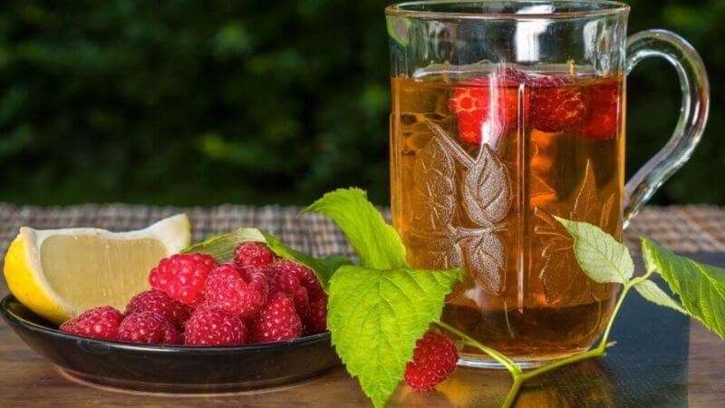 Trà lá mâm xôi đỏ giúp giảm đau bụng kinh hiệu quả Trà lá mâm xôi đỏ giúp giảm đau bụng kinh hiệu quả