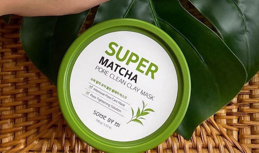 Mặt nạ đất sét Trà Xanh làm sạch sâu lỗ chân lông Some By Mi Super Matcha Pore Clean Clay 100g