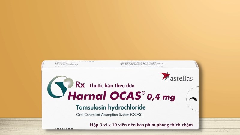 Harnal Ocas 0.4mg trị phì đại tuyến tiền liệt