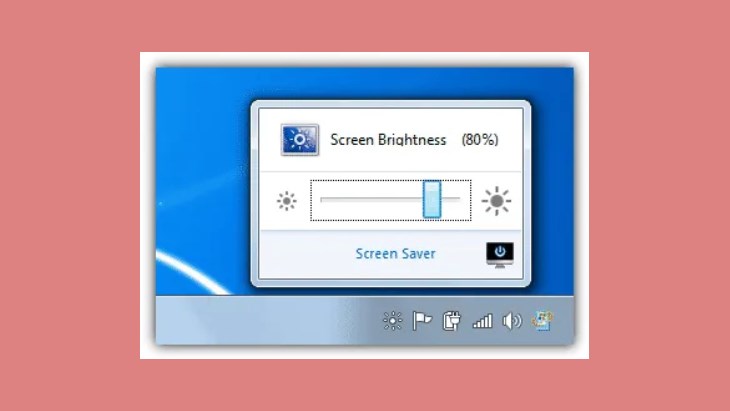 iBrightness Tray là một phần mềm quen thuộc để điều chỉnh độ sáng màn hình