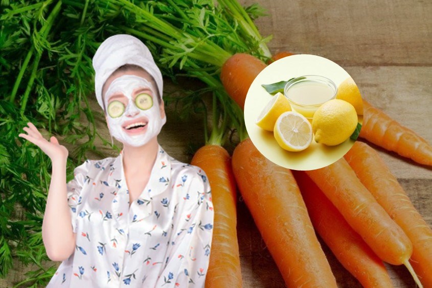 Gợi ý cách làm mặt nạ cà rốt tại nhà với nước cốt chanh