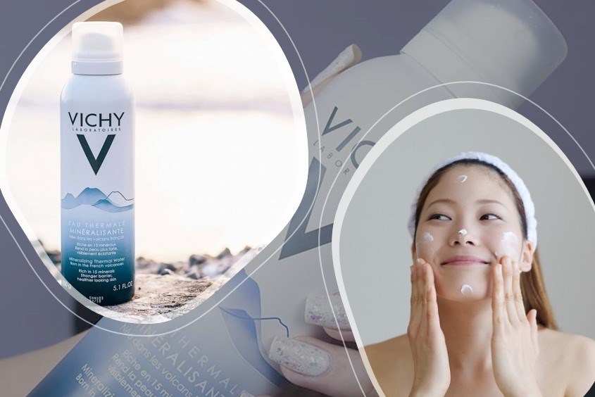 Sử dụng xịt khoáng sau khi đắp mặt nạ để làn da mịn màng hơn nhé