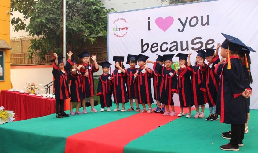 Trường Mầm non Kidtown Kindergarten có chất lượng giáo dục và cơ sở vật chất tốt