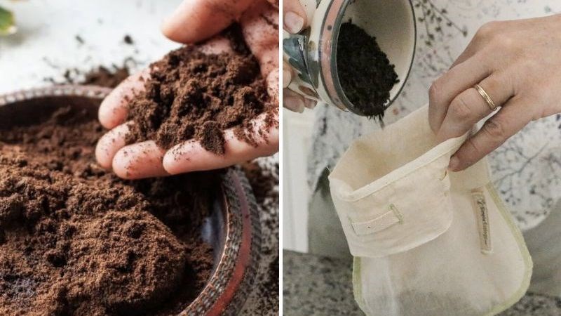 Bã cà phê có tác dụng khử mùi hiệu quả