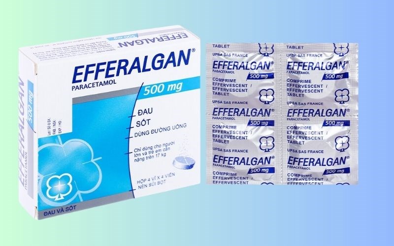 4.1. Viên sủi Efferalgan 500mg giảm đau, hạ sốt (4 vỉ x 4 viên)4.1. Viên sủi Efferalgan 500mg giảm đau, hạ sốt (4 vỉ x 4 viên)