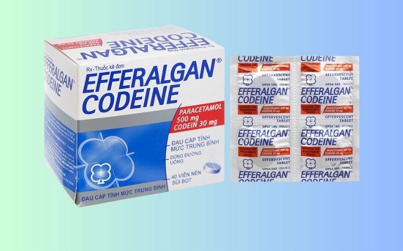 4.2. Viên sủi Efferalgan Codeine giảm đau, hạ sốt (10 vỉ x 4 viên)