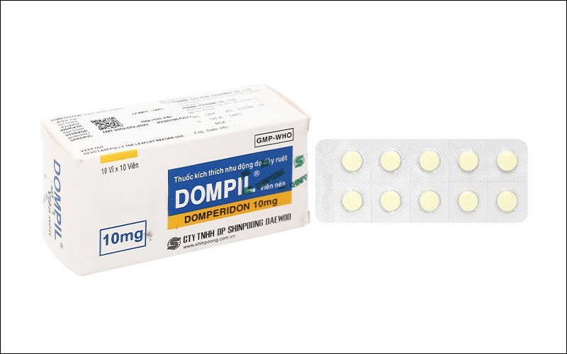Dompil 10mg trị triệu chứng nôn và buồn nôn
