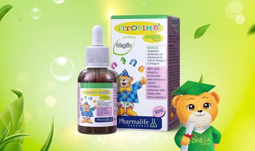 Siro Fitobimbi Omega hỗ trợ phát triển thị giác và não bộ 30 ml