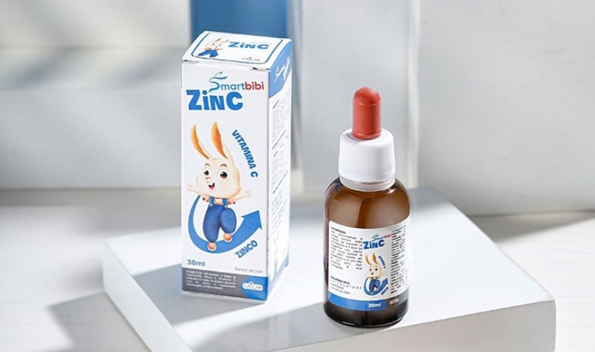 Siro Smartbibi ZinC bổ sung kẽm, vitamin C giúp tăng sức đề kháng 30 ml 
