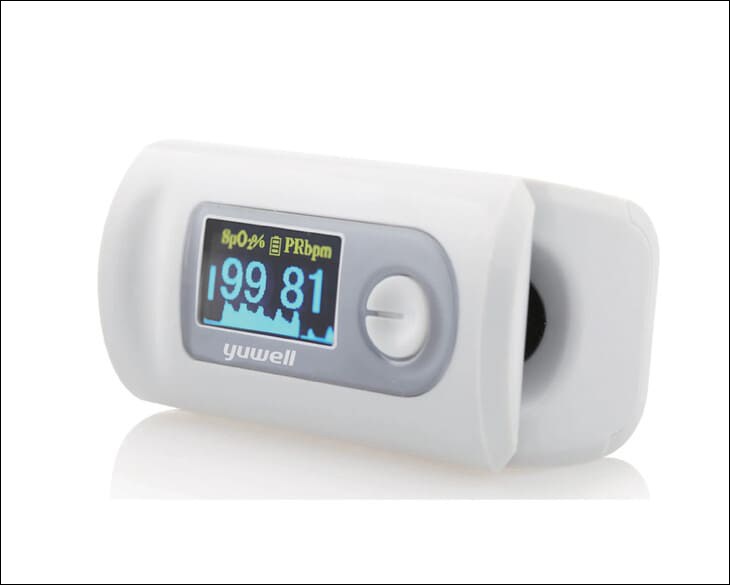 Máy đo nồng độ oxy trong máu Yuwell theo dõi độ bão hòa oxy trong máu một cách nhanh chóng và dễ dàng