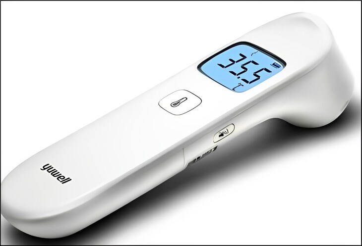 Nhiệt kế điện tử hồng ngoại Yuwell YT-1C cho kết quả chính xác chỉ trong 1 giây