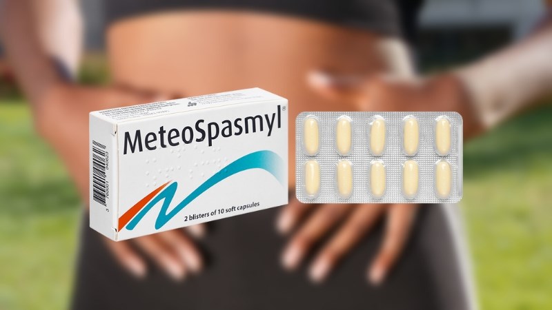 MeteoSpasmy - Hỗ trợ điều trị chướng bụng, rối loạn chức năng ruột