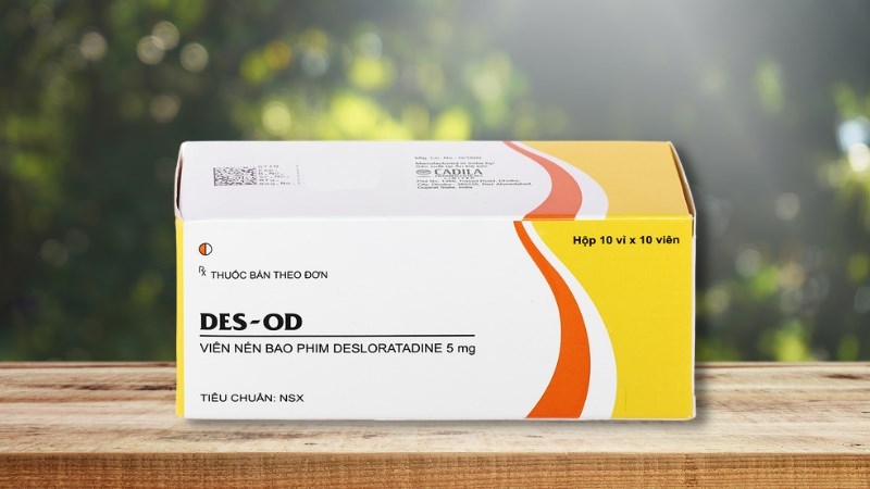 Des-OD 5mg trị viêm mũi dị ứng, mày đay 