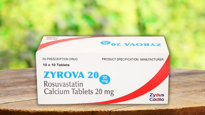 Zyrova 20 trị rối loạn lipid máu 