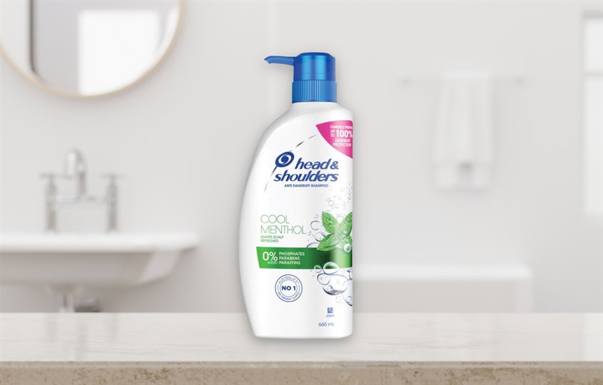 Dầu gội Head & Shoulders sạch gàu bạc hà mát lạnh 850 ml