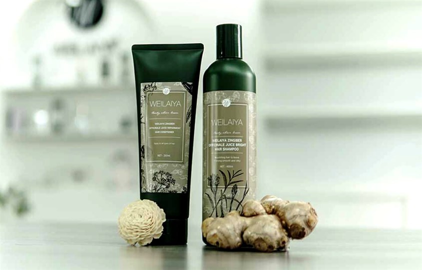 Bộ dầu gội dầu xả gừng Weilaiya