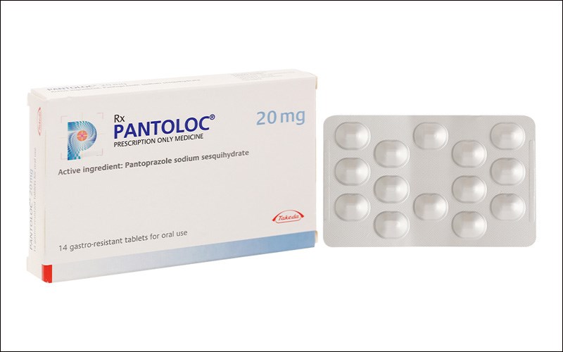 Pantoloc 20mg trị trào ngược dạ dày, thực quản Pantoloc 20mg trị trào ngược dạ dày, thực quản