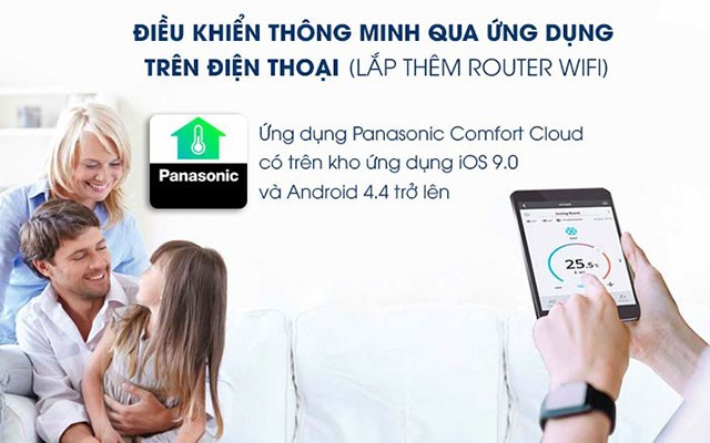 Với ứng dụng  Panasonic Comfort Cloud, bạn có thể dễ dàng điều khiển nhiều thiết bị máy lạnh ở cùng một địa điểm hoặc nhiều điểm từ bất kỳ đâu.