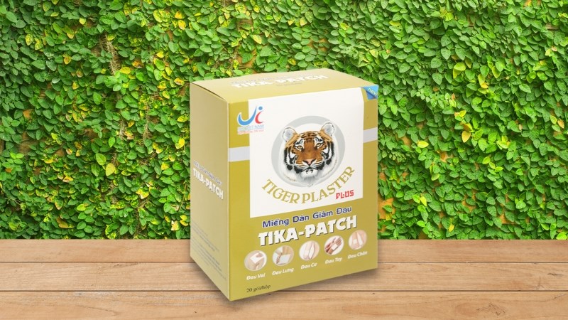 Miếng dán Tika-Patch giảm đau cơ, xương khớp 