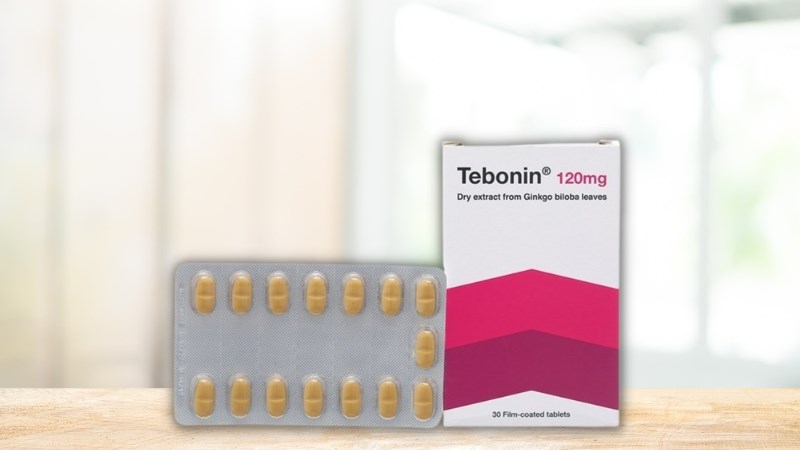 Tebonin 120mg tuần hoàn máu não, cải thiện trí nhớ 