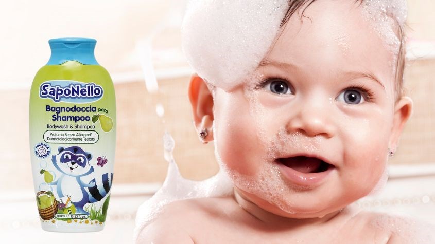 Sữa tắm gội cho bé SapoNello hương quả lê 400 ml