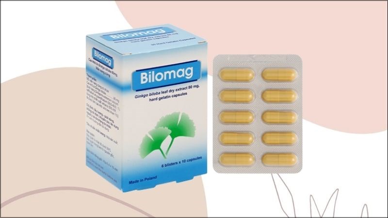 Bilomag 80mg tuần ho&agrave;n m&aacute;u n&atilde;o, cải thiện tr&iacute; nhớ
